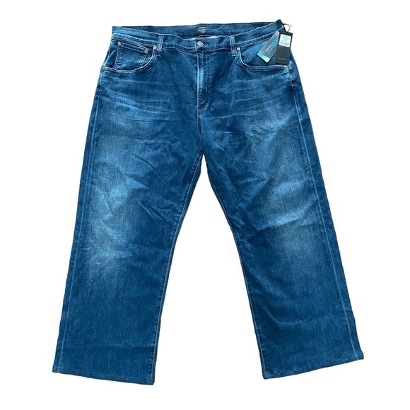 NWT Citizens of Humanity Perfect Casual Straight Scotia Wash Denim Jeans Sz 42